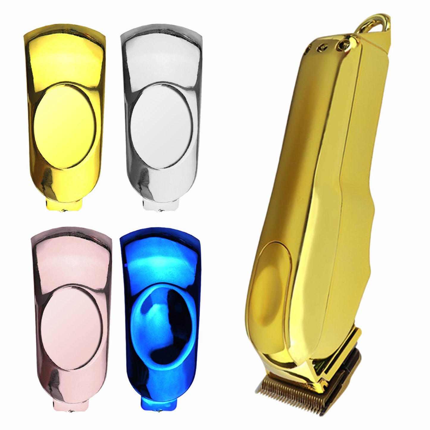 DIY Hair Clipper Modified Shell Decorative Button for Wahl 8148 Trimmer Golden