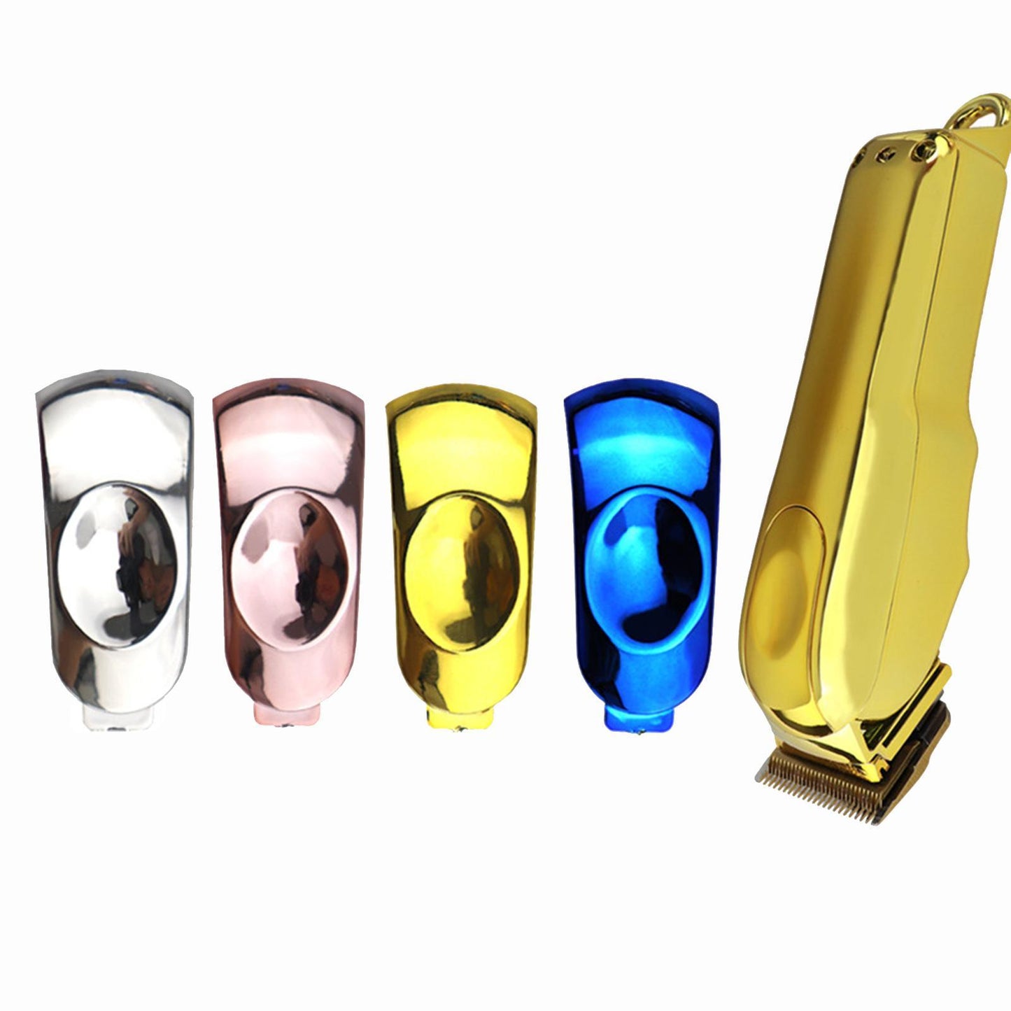 DIY Hair Clipper Modified Shell Decorative Button for Wahl 8148 Trimmer Silver