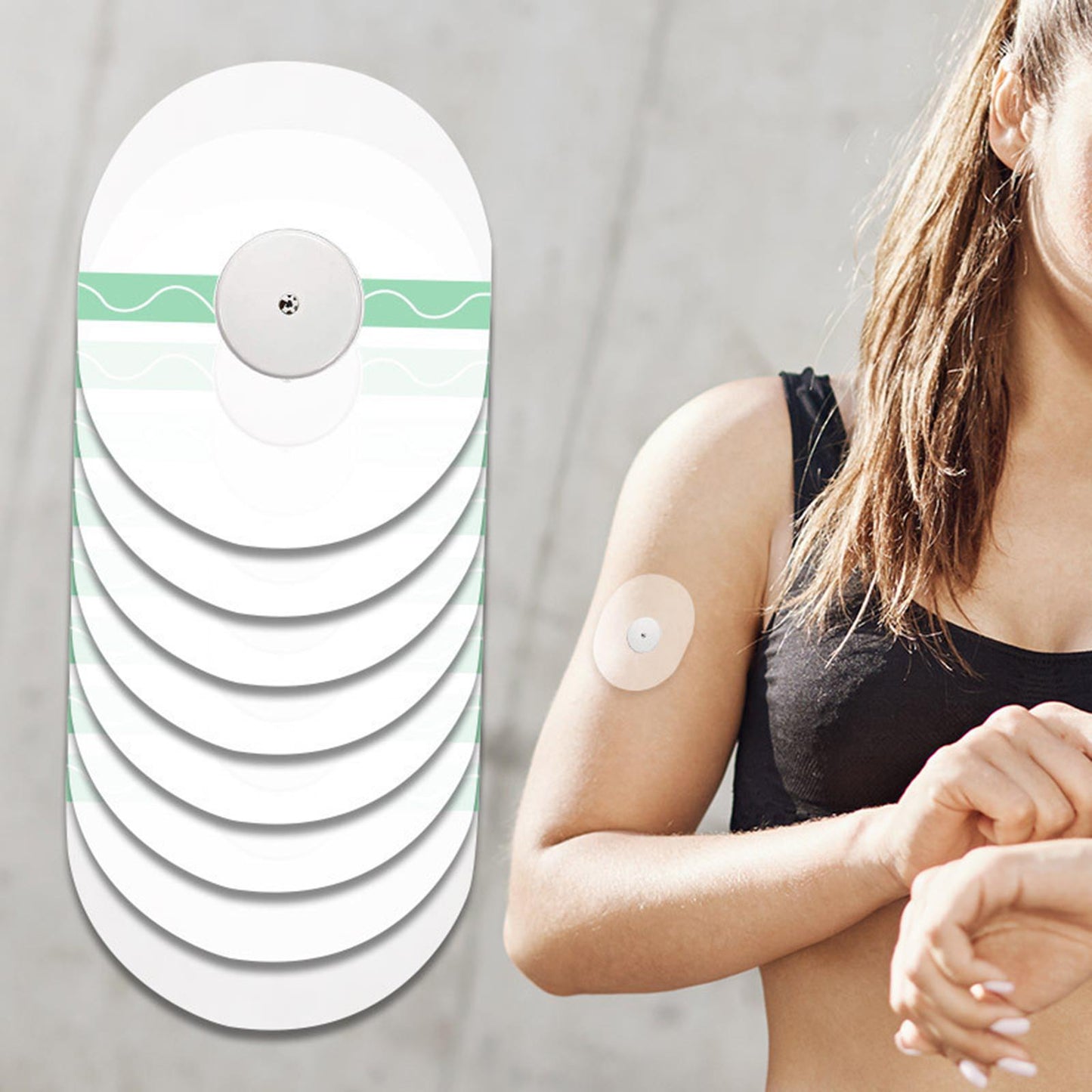 25Pcs Sensor Covers Adhesive Patches Transparent Precut for Shower Oval