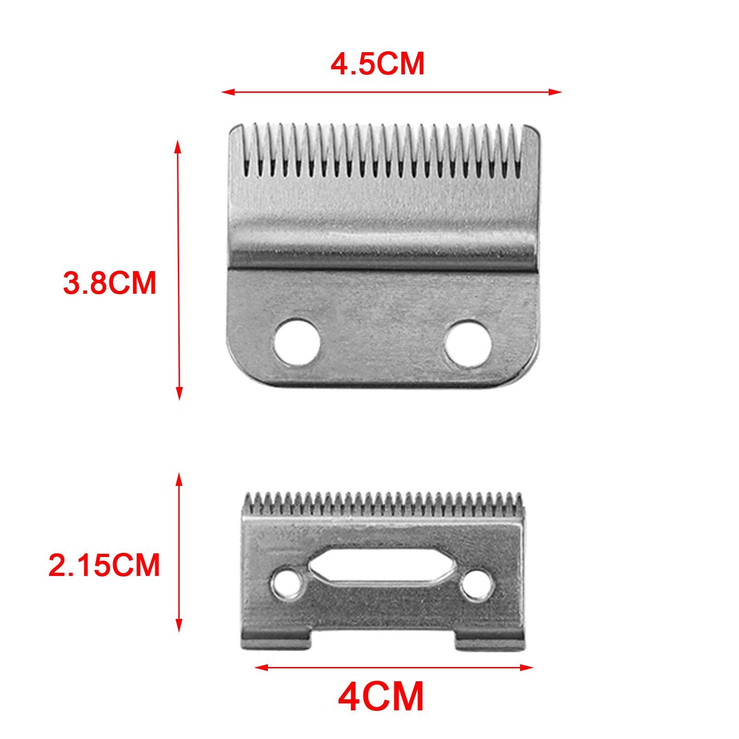Hair Trimmer Cutter Head Blade Replacement for WAHL 8504 8148 Silver