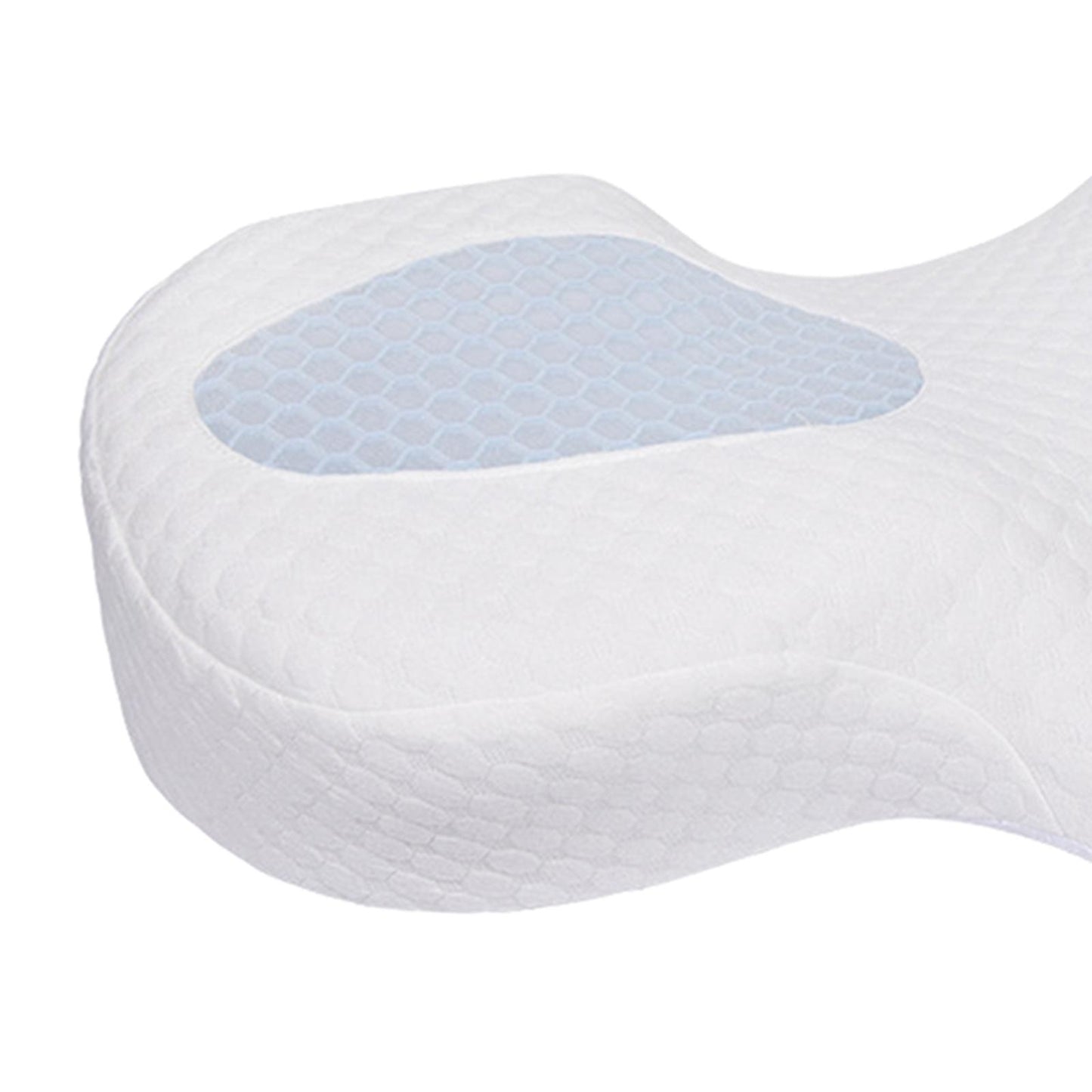 Contour MemoryFoam Contour Sleep Pillow Cervical Neck Support Washable White