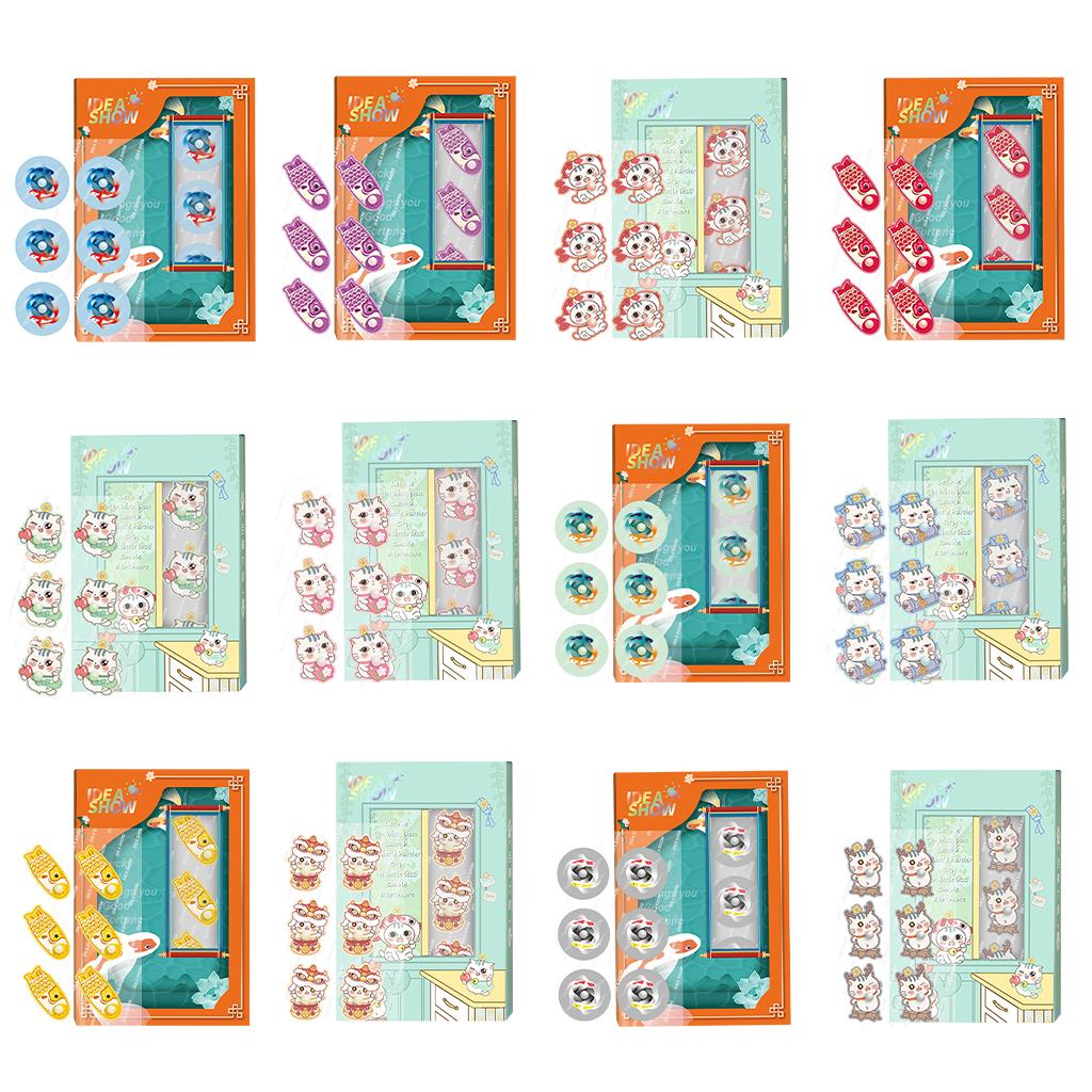 Aroma Sticker Natural Essential Oil for Colth Face Mask Pink Cat Iris