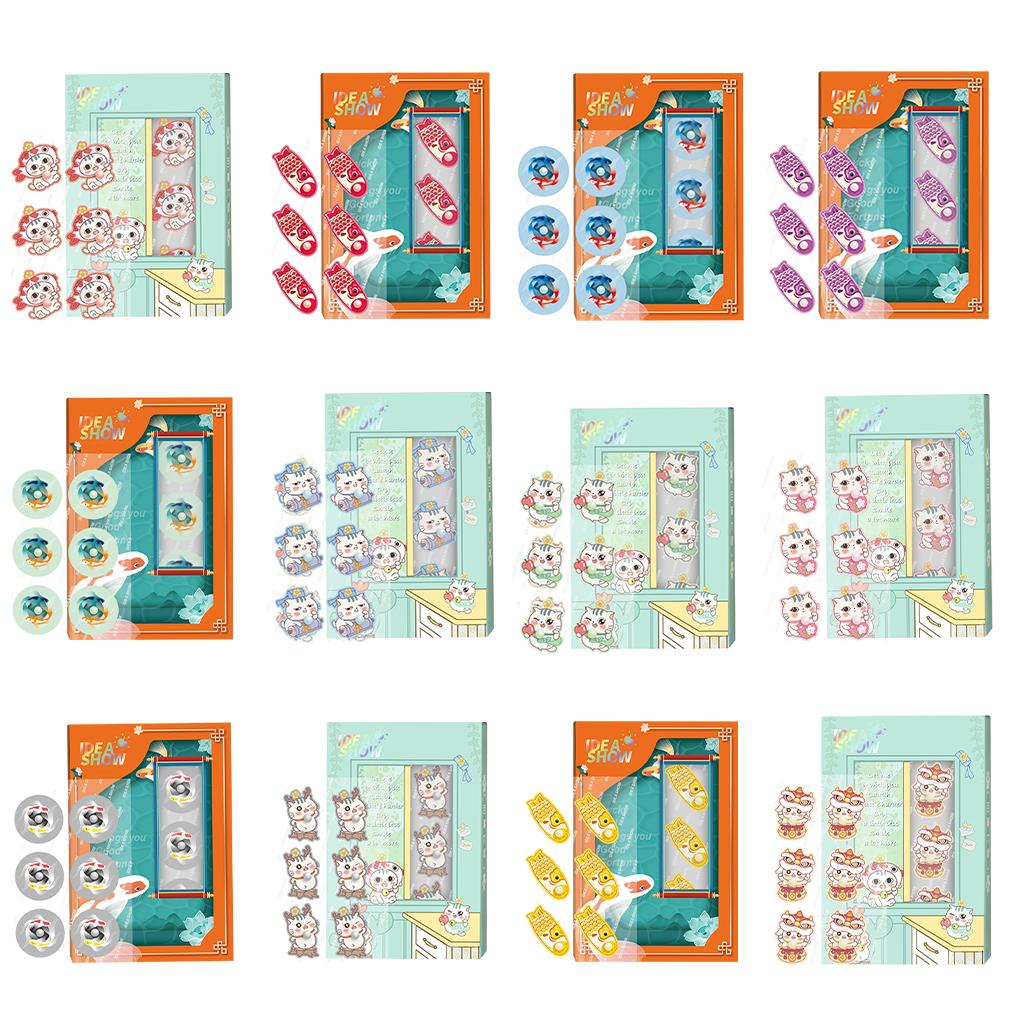 Aroma Sticker Natural Essential Oil for Colth Face Mask Pink Cat Iris
