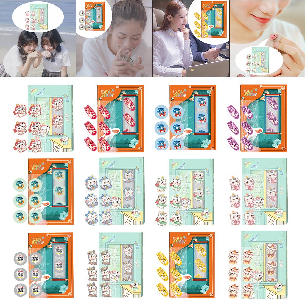 Aroma Sticker Natural Essential Oil for Colth Face Mask Pink Cat Iris
