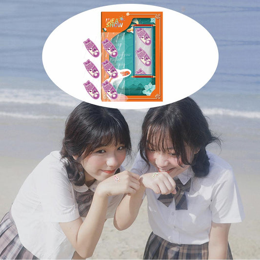 Aroma Sticker Natural Essential Oil for Colth Face Mask Purple Fish Iris