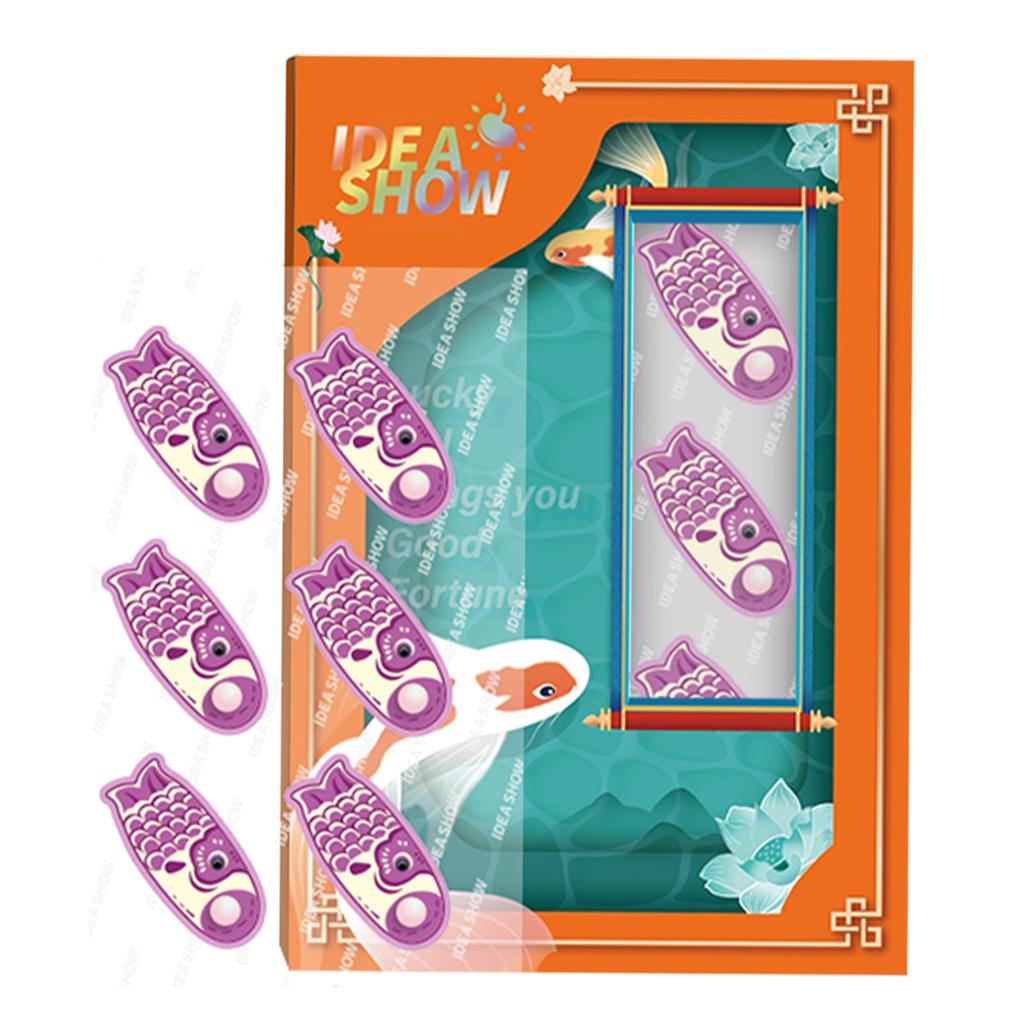 Aroma Sticker Natural Essential Oil for Colth Face Mask Purple Fish Iris