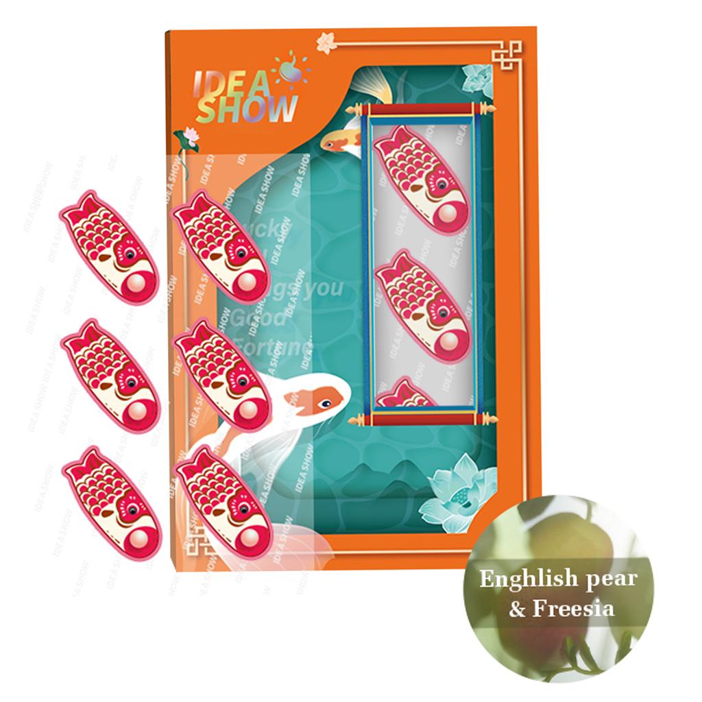Aroma Sticker Natural Essential Oil for Colth Face Mask Red Fish Freesia
