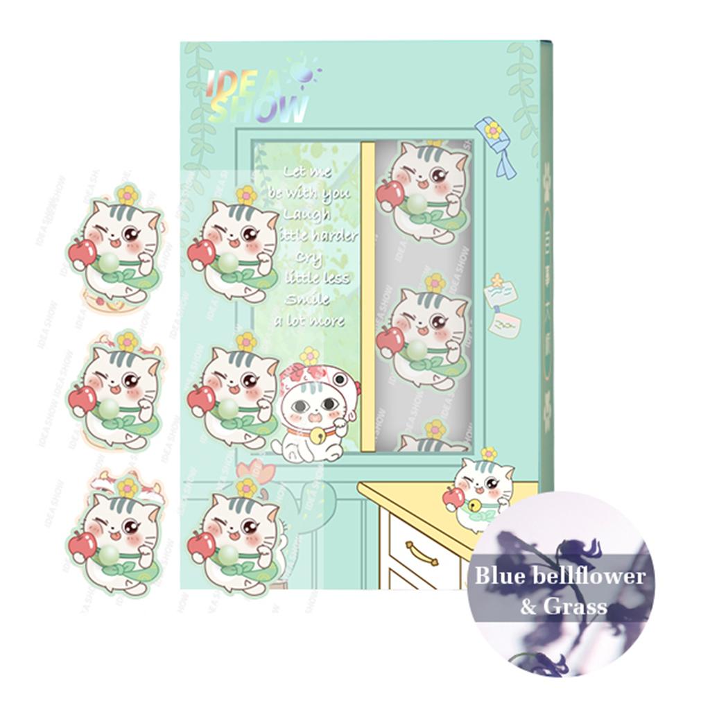 Aroma Sticker Natural Essential Oil for Colth Face Mask Green Cat Aixindewo