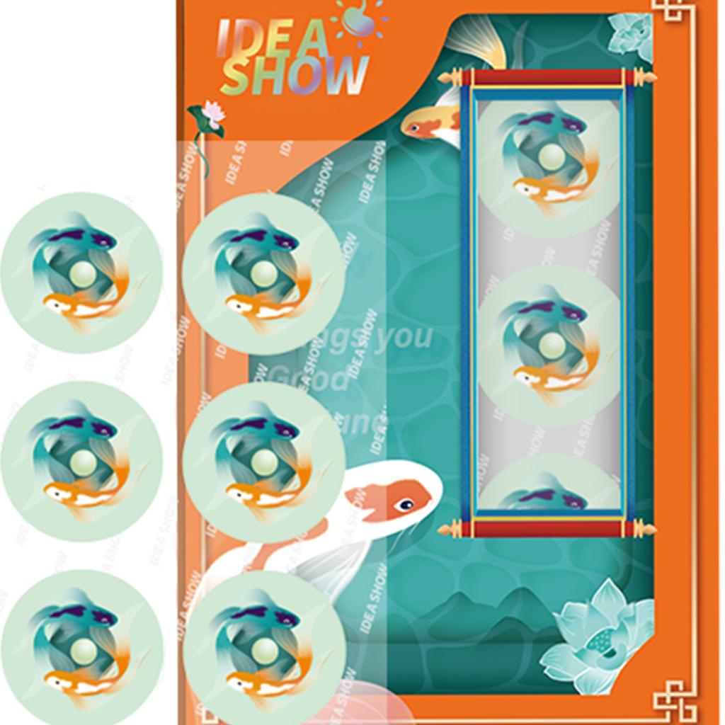 Aroma Sticker Natural Essential Oil for Colth Face Mask Green Fish Aixindewo