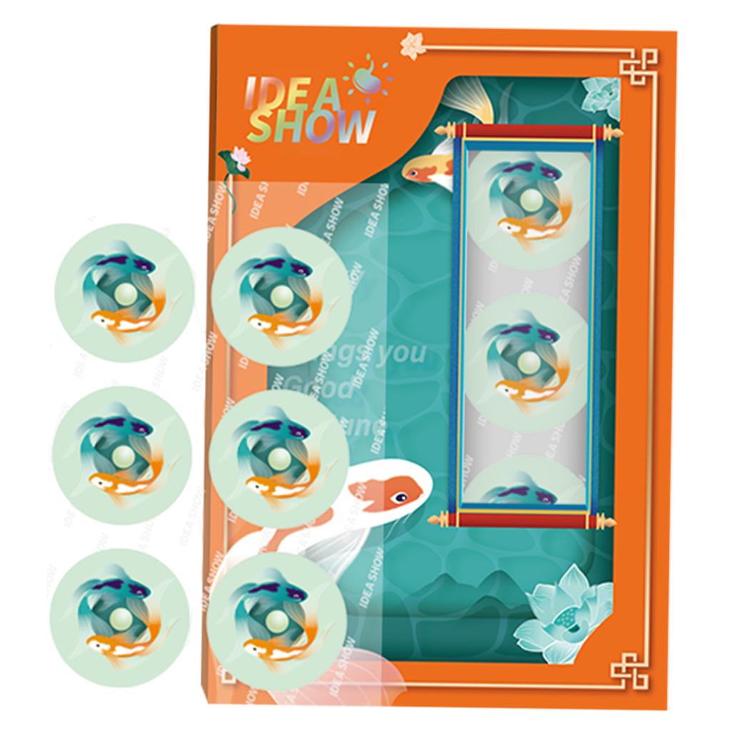 Aroma Sticker Natural Essential Oil for Colth Face Mask Green Fish Aixindewo