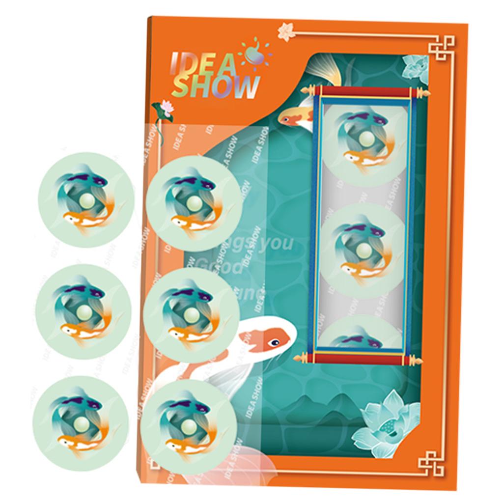 Aroma Sticker Natural Essential Oil for Colth Face Mask Green Fish Aixindewo