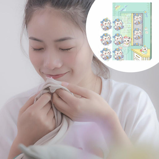 Aroma Sticker Natural Essential Oil for Colth Face Mask Blue Cat Sage