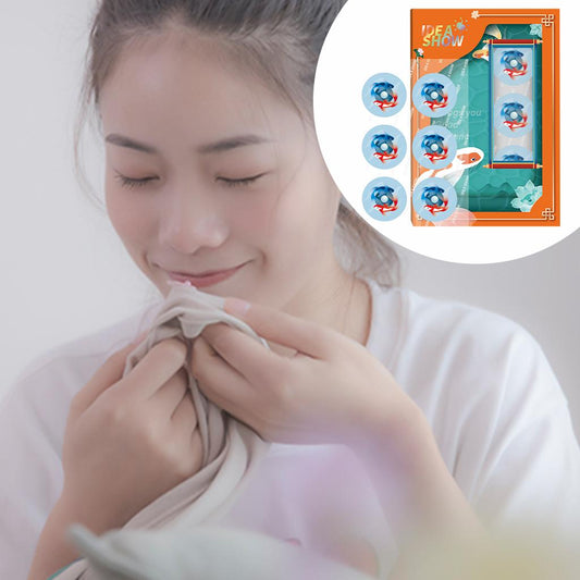 Aroma Sticker Natural Essential Oil for Colth Face Mask Blue Fish Sage