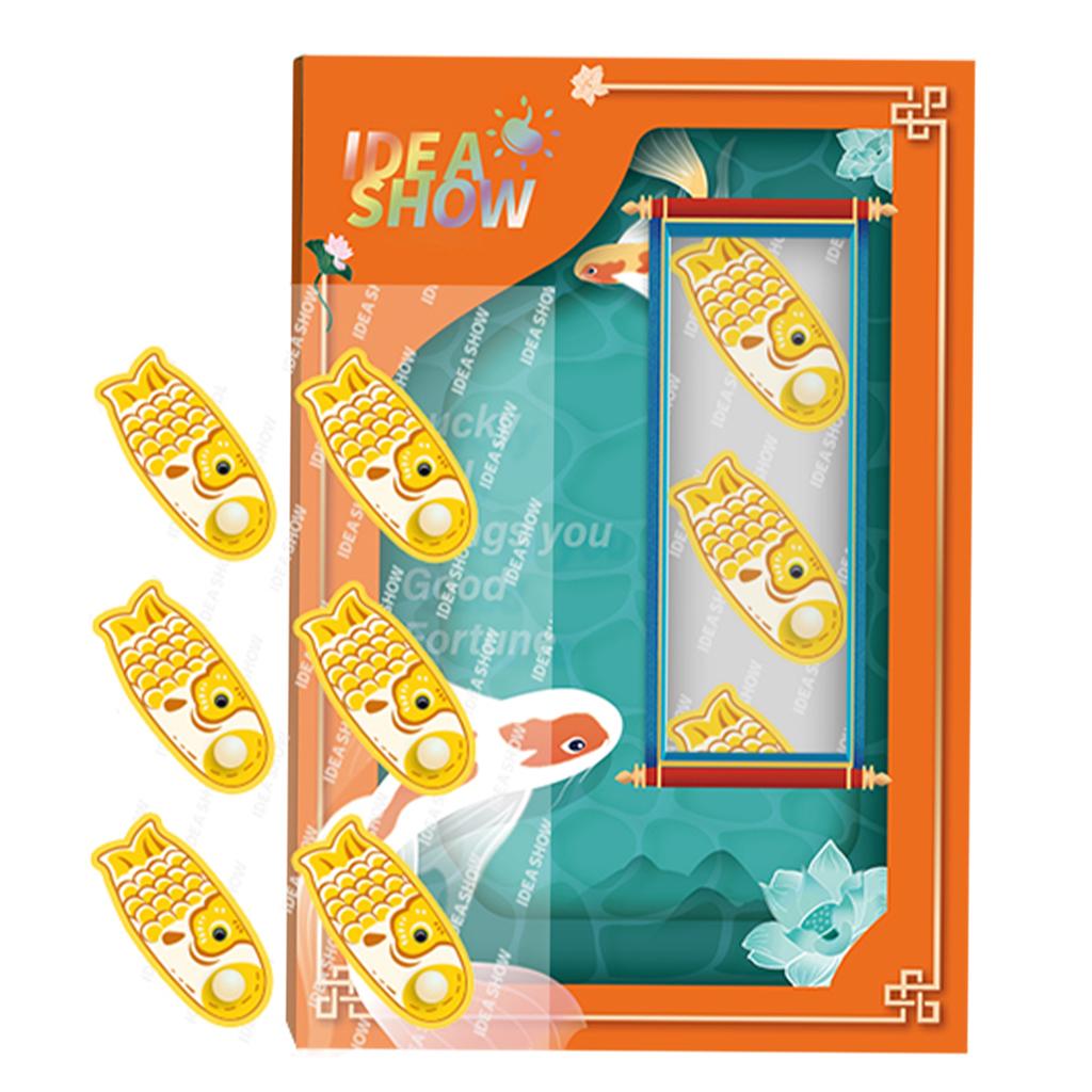 Aroma Sticker Natural Essential Oil for Colth Face Mask Yellow Fish Orange