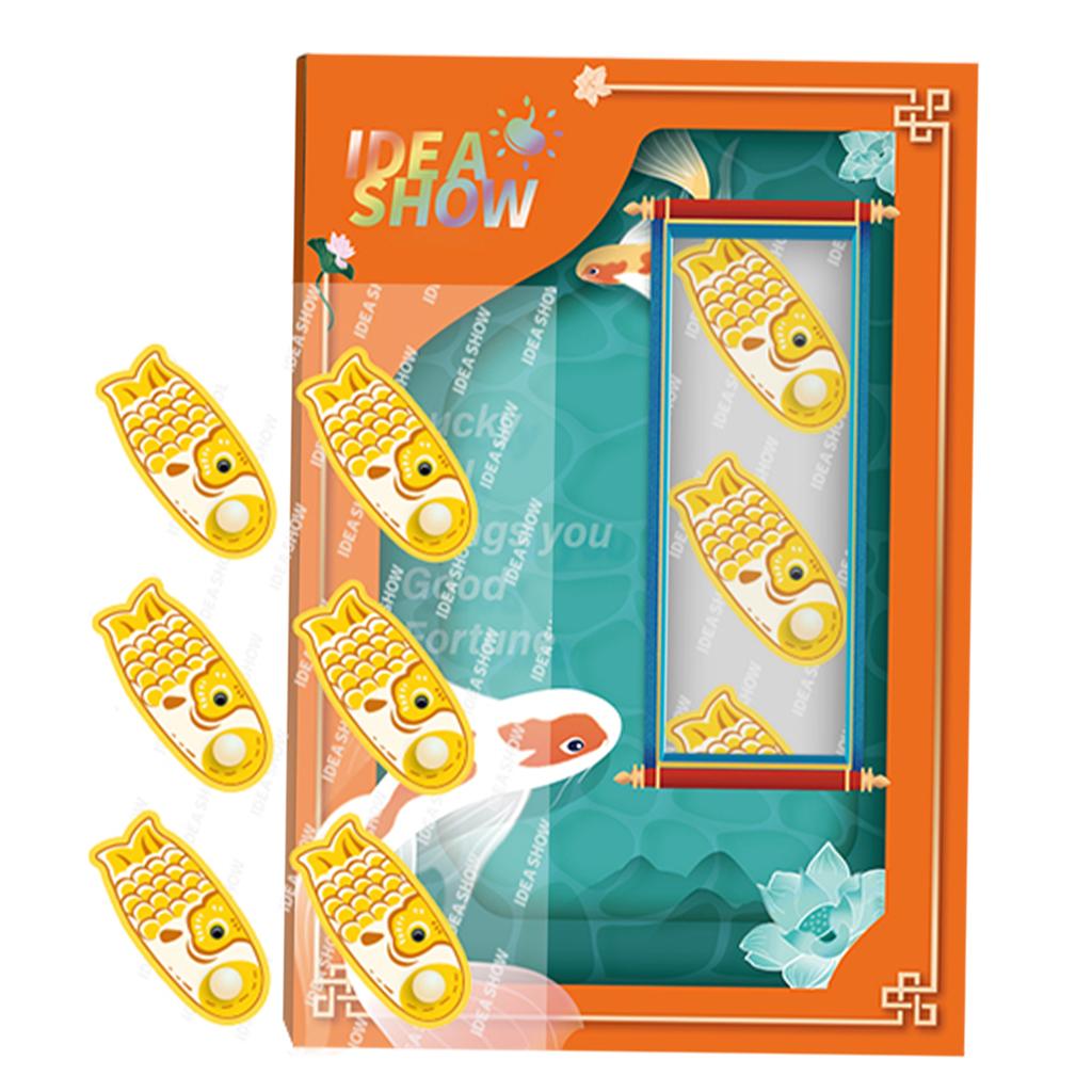 Aroma Sticker Natural Essential Oil for Colth Face Mask Yellow Fish Orange