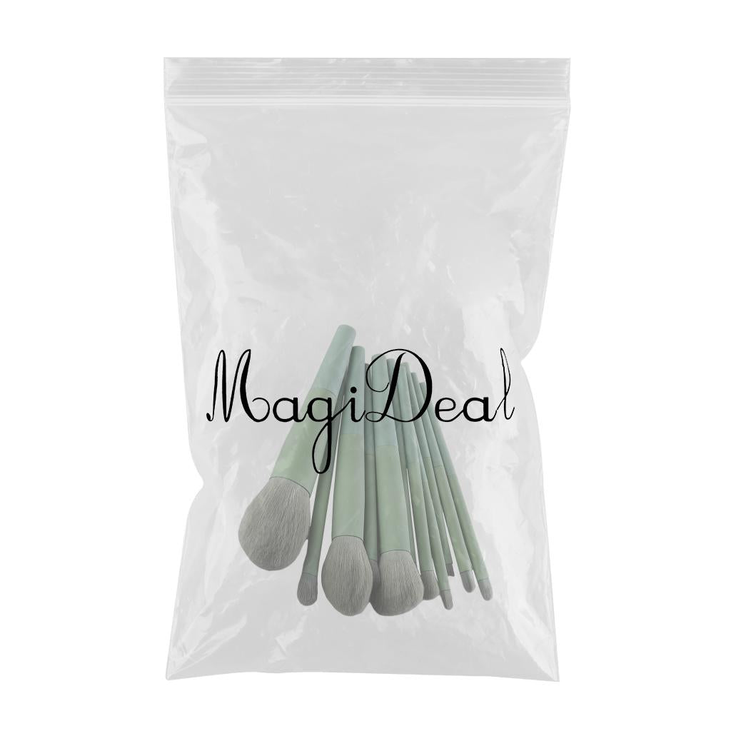11 Pieces Foundation Eyeshadow Makeup Brushes Set Soft Bristles Profesional