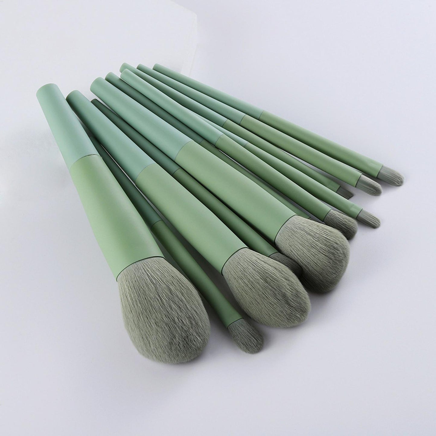 11 Pieces Foundation Eyeshadow Makeup Brushes Set Soft Bristles Profesional