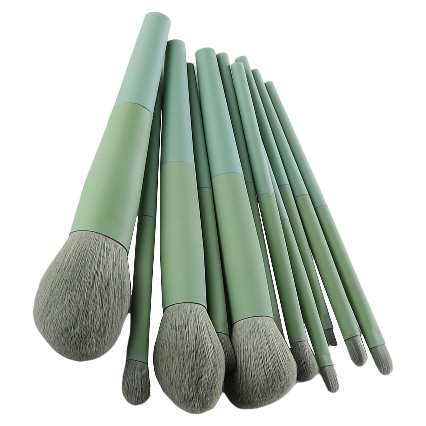 11 Pieces Foundation Eyeshadow Makeup Brushes Set Soft Bristles Profesional