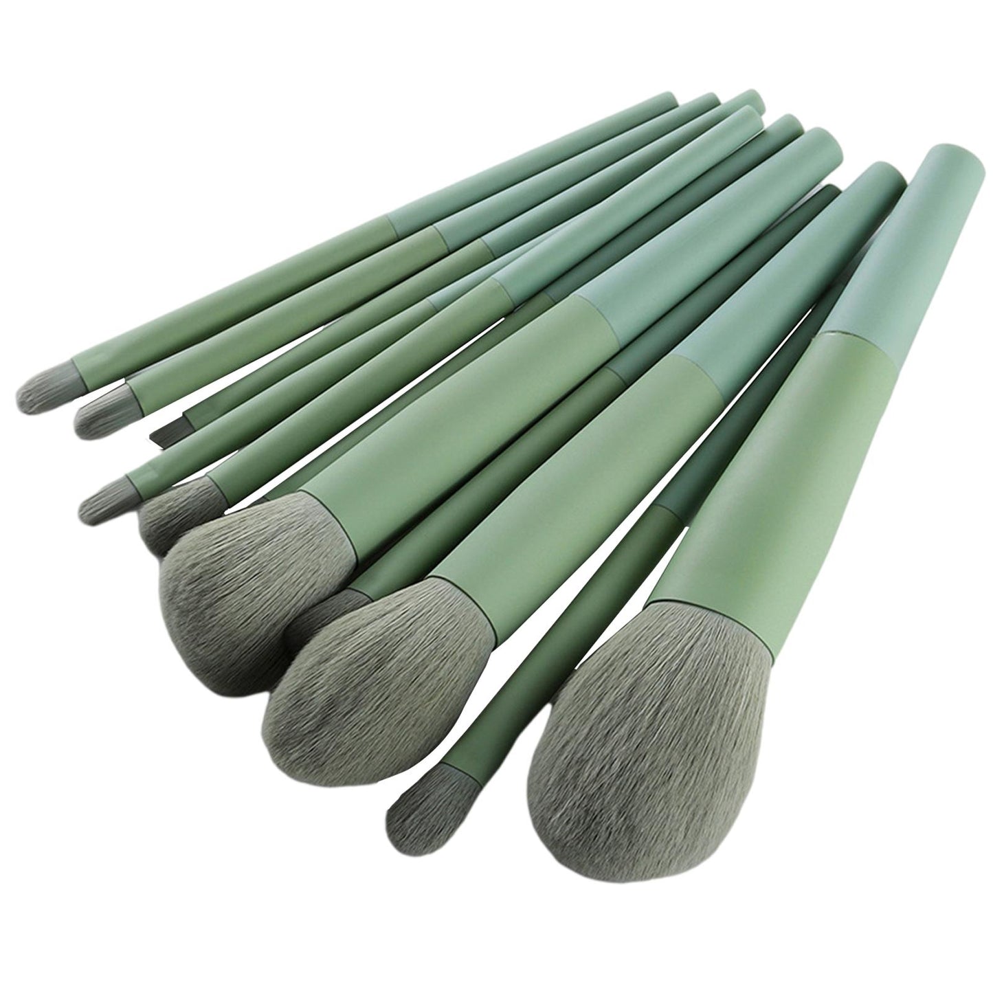 11 Pieces Foundation Eyeshadow Makeup Brushes Set Soft Bristles Profesional