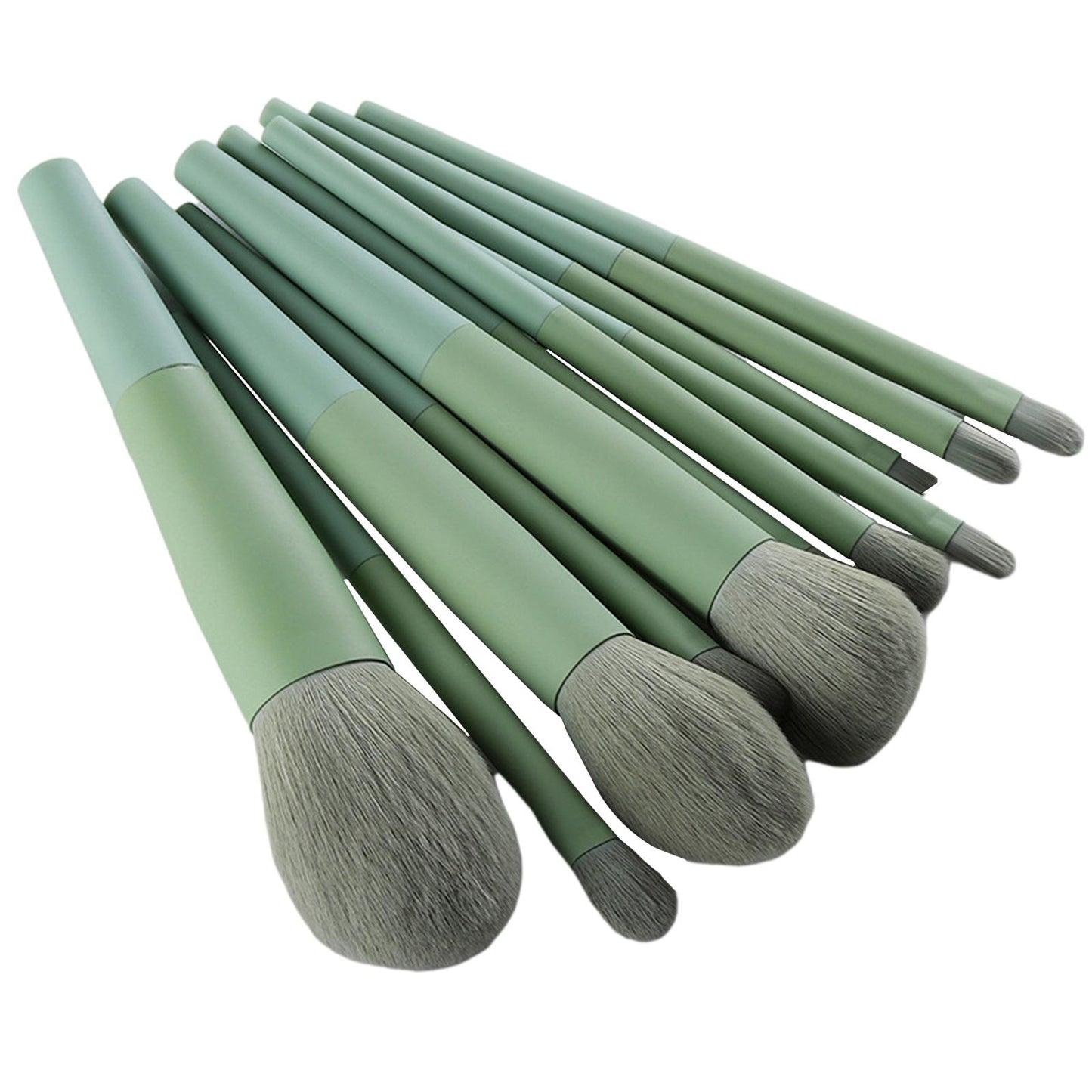 11 Pieces Foundation Eyeshadow Makeup Brushes Set Soft Bristles Profesional