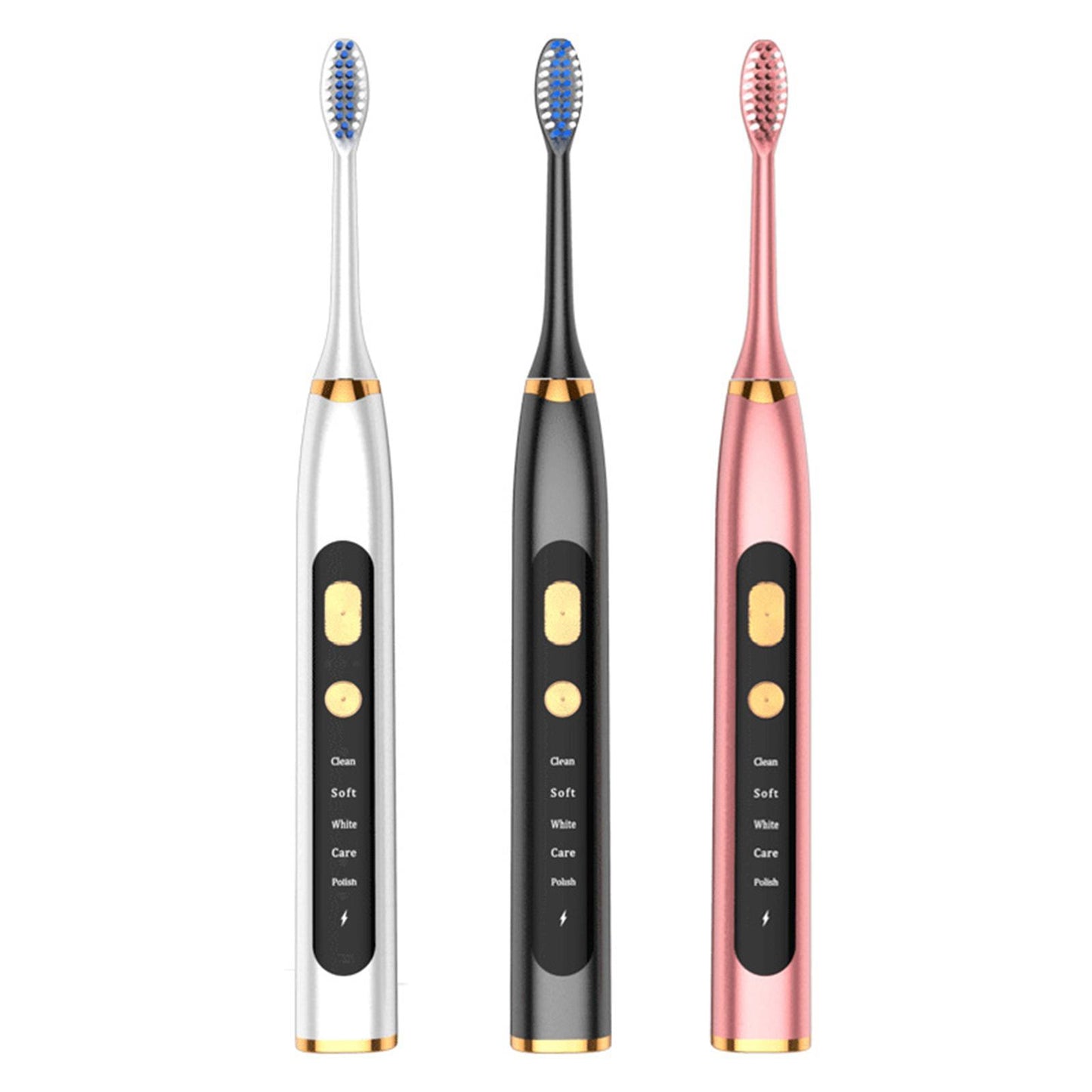 Electric Toothbrush 5 Modes 15 Day Using Time for Kids Rechargeable  White