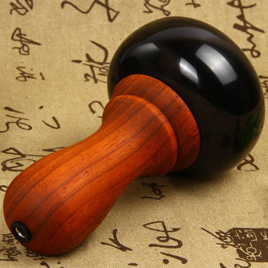 Hot Stone Electric Massager Natural Stone Needle Guasha Scraping Full Body
