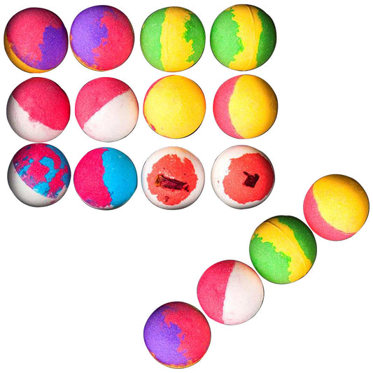 Bath Bombs Kit Sea Salt Bubble Bath Natural Essential Oils Balls for Women 12pcs in One Box