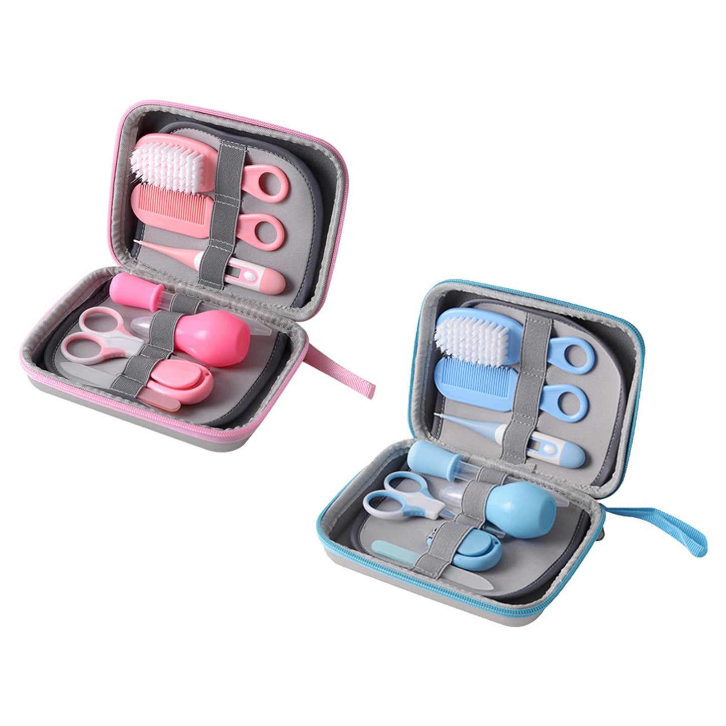 8-pack Baby Care Infant Nail Trimmer Thermometer Kit Essential  Pink