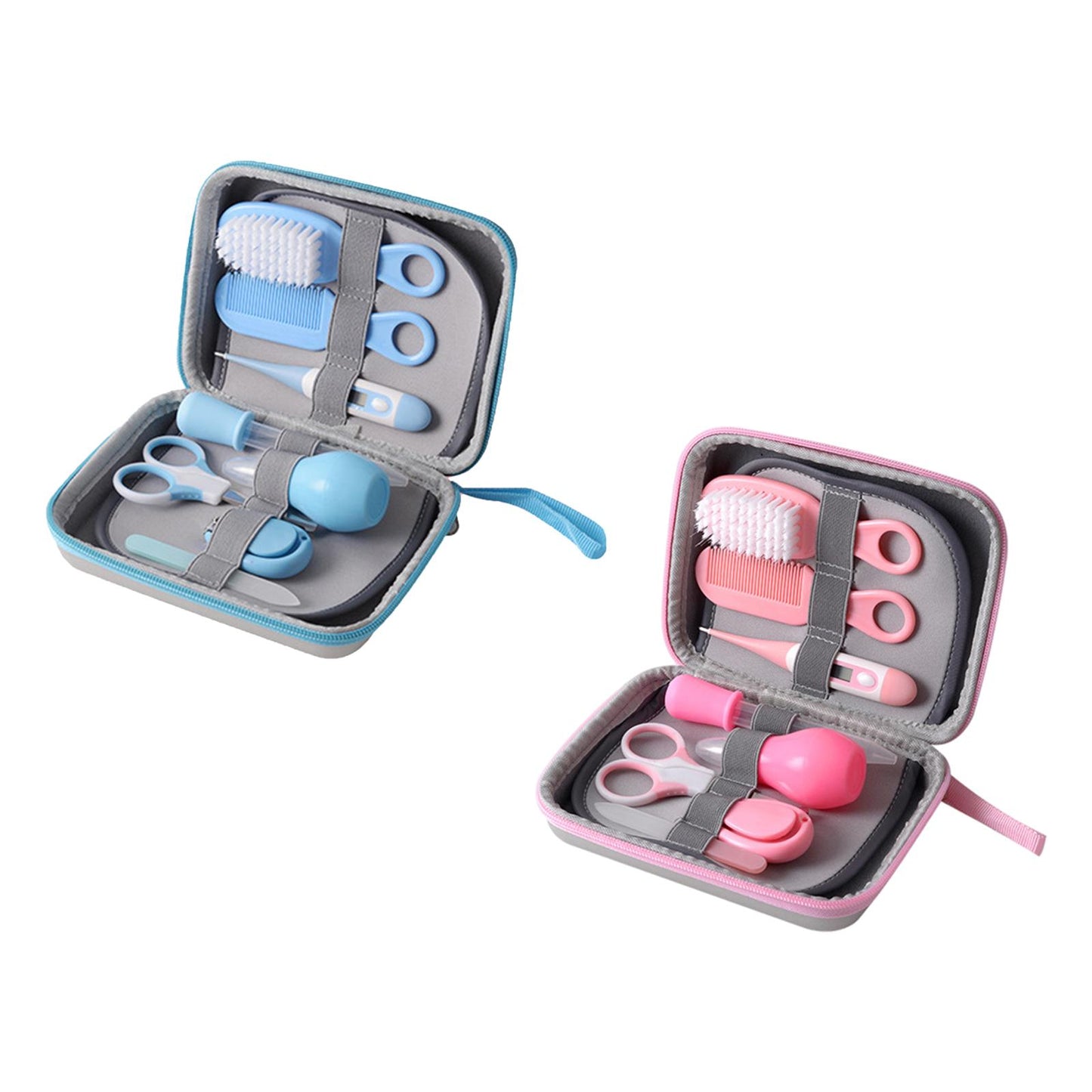 8-pack Baby Care Infant Nail Trimmer Thermometer Kit Essential  Pink