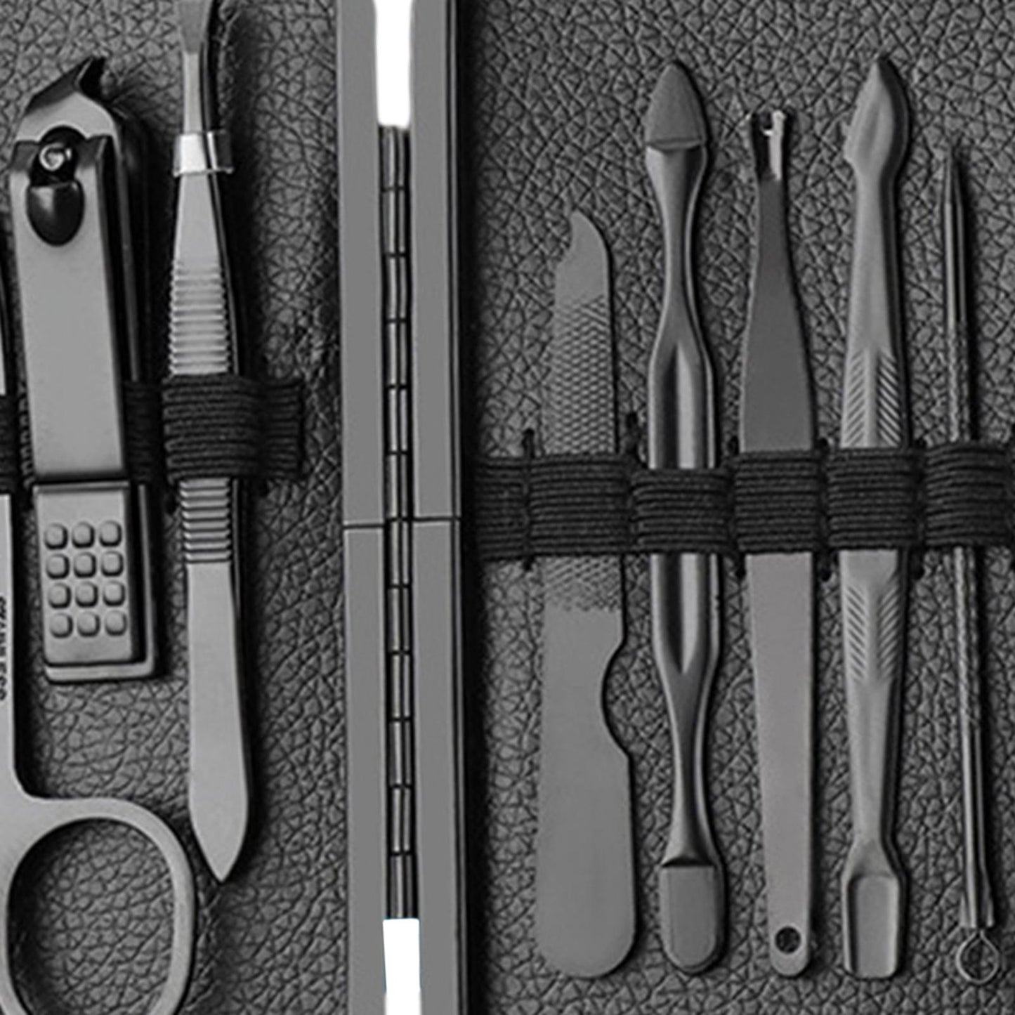 Manicure Nail Clipper Set Nail File Sharp Ear Spoon Fingernail Toenail 10PCS