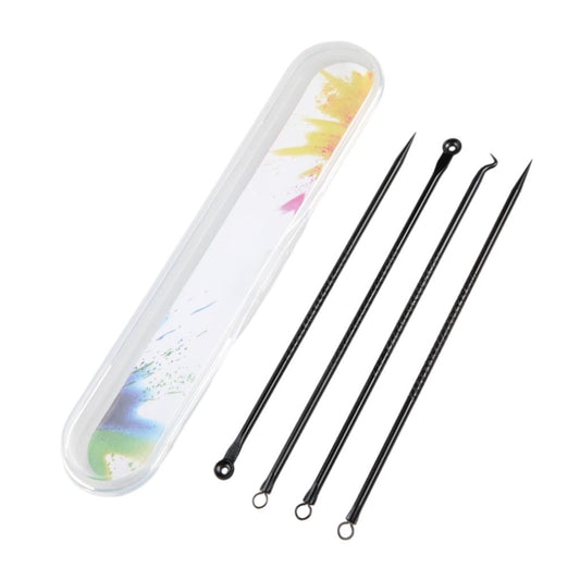 Blackhead Remover Blackhead Tool Kit Pimple Removal Tool 4pcs Black