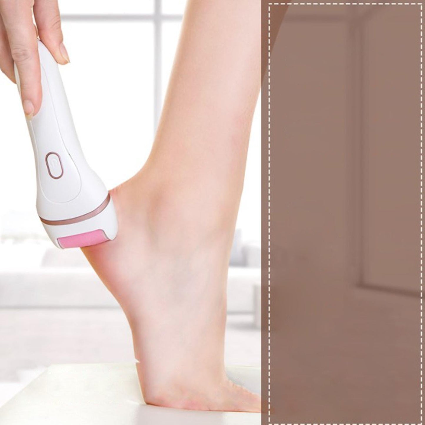 Electric Callus Removers Kit Waterproof Rechargeable Foot Rasp Pink