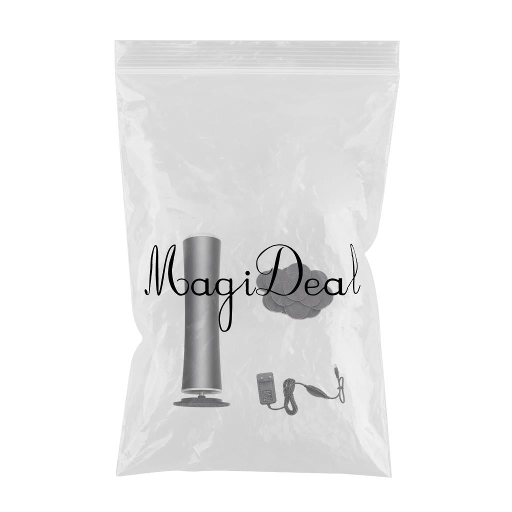 Electric Callus Remover Portable Pedicure Tool for Cracked Heels Women black