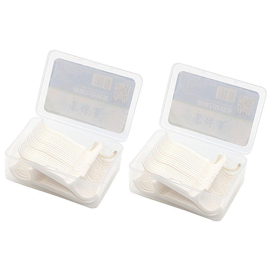 Dental Floss Picks Dental floss stick Toothpicks For Travel White 100Pcs