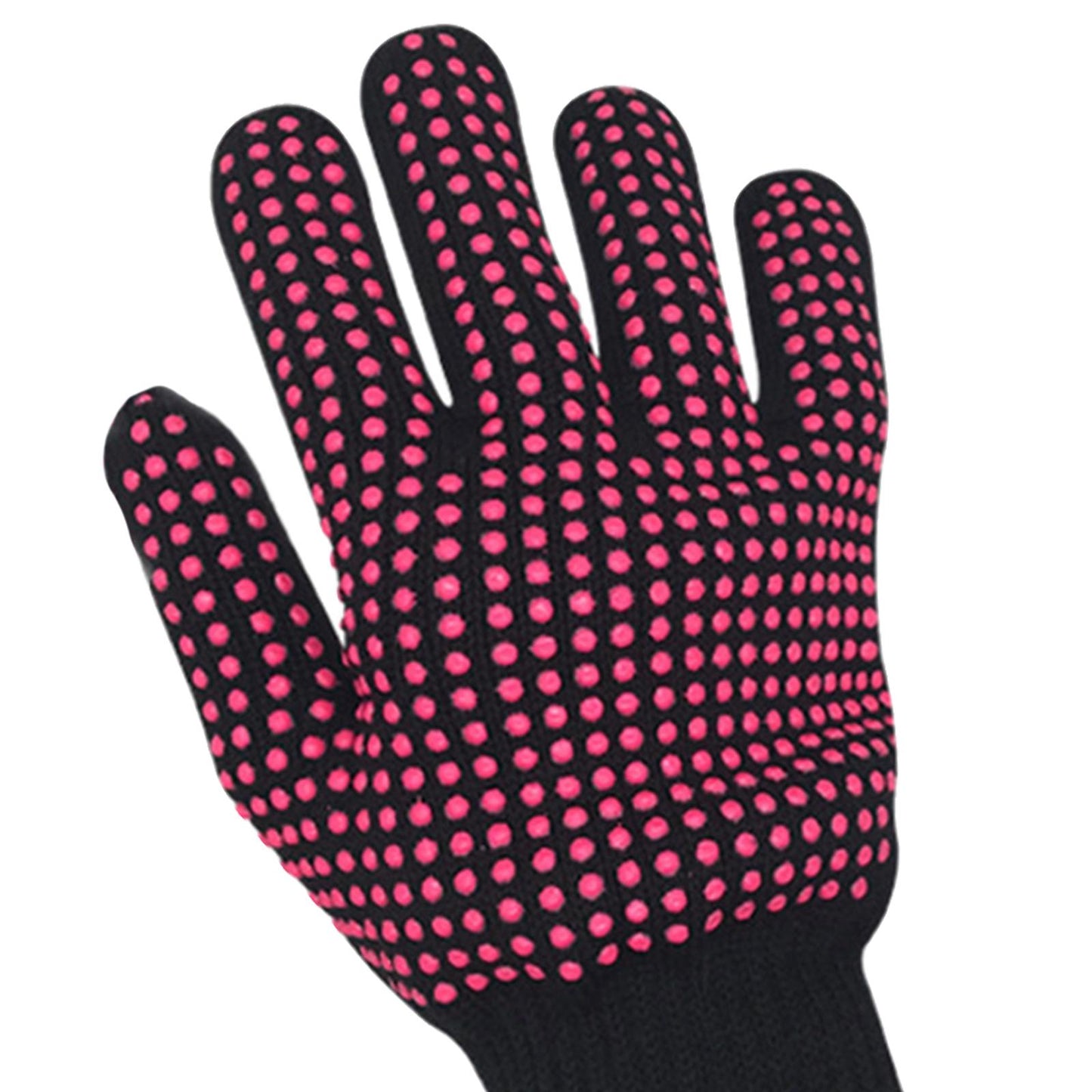 2Pcs Heat Resistant Gloves Durable Silicone Tools for Hair Curler Hair Salon 22x10x1cm