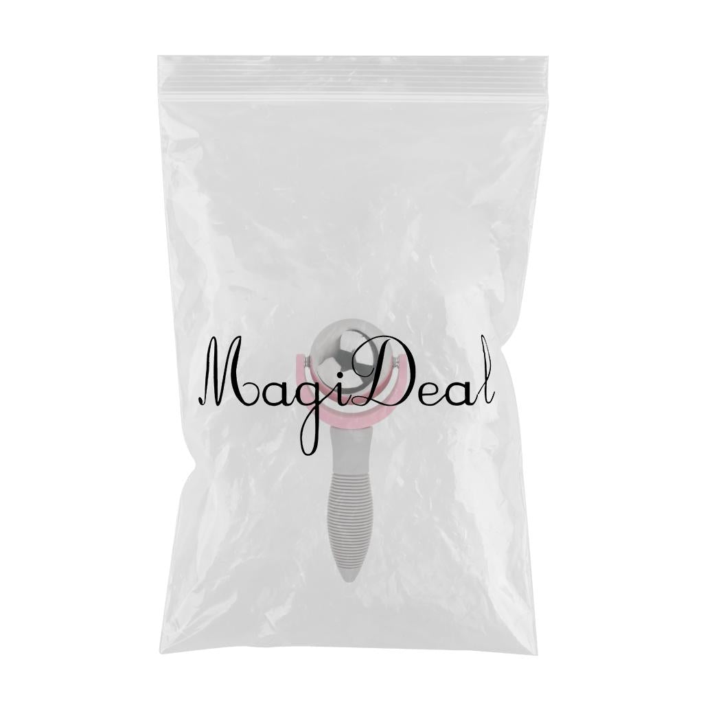 Cold Massage Ball Roller with Handle Back Leg Relaxation Household Pink