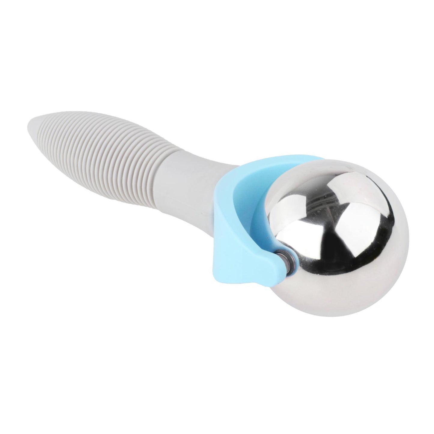 Cold Massage Ball Roller with Handle Back Leg Relaxation Household Blue
