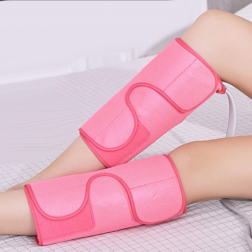 Electric Air Compression Heating Calf Leg Massager Plug-EU Short Pink