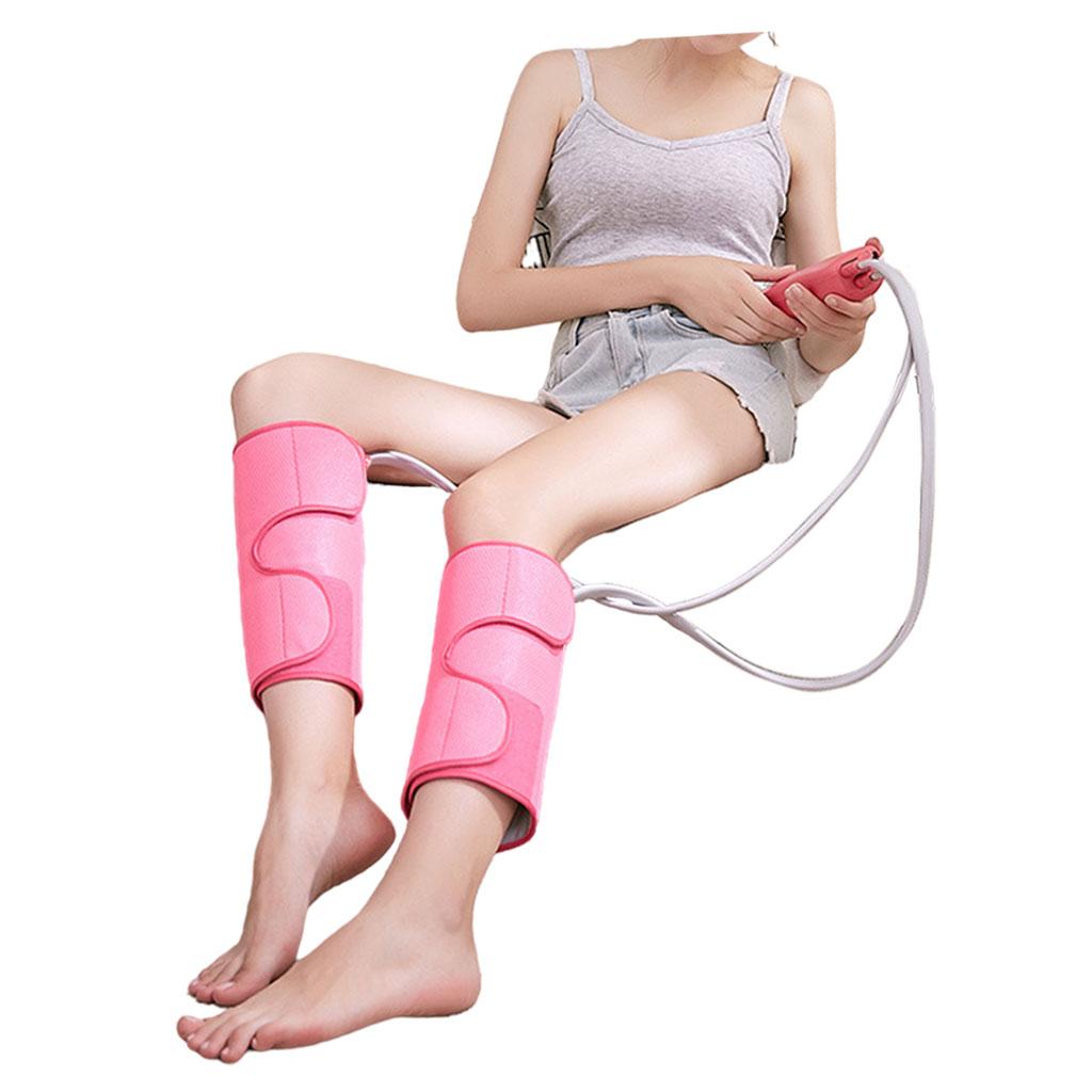 Electric Air Compression Heating Calf Leg Massager Plug-EU Short Pink