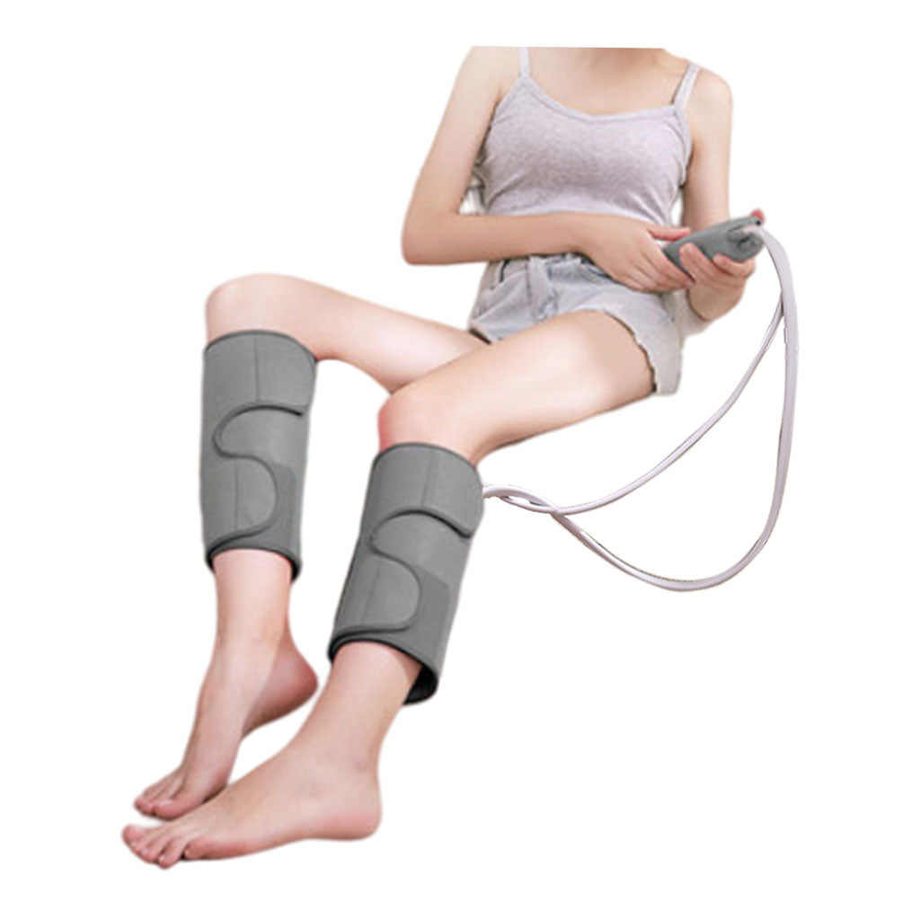 Electric Air Compression Heating Calf Leg Massager Plug-EU Short Grey