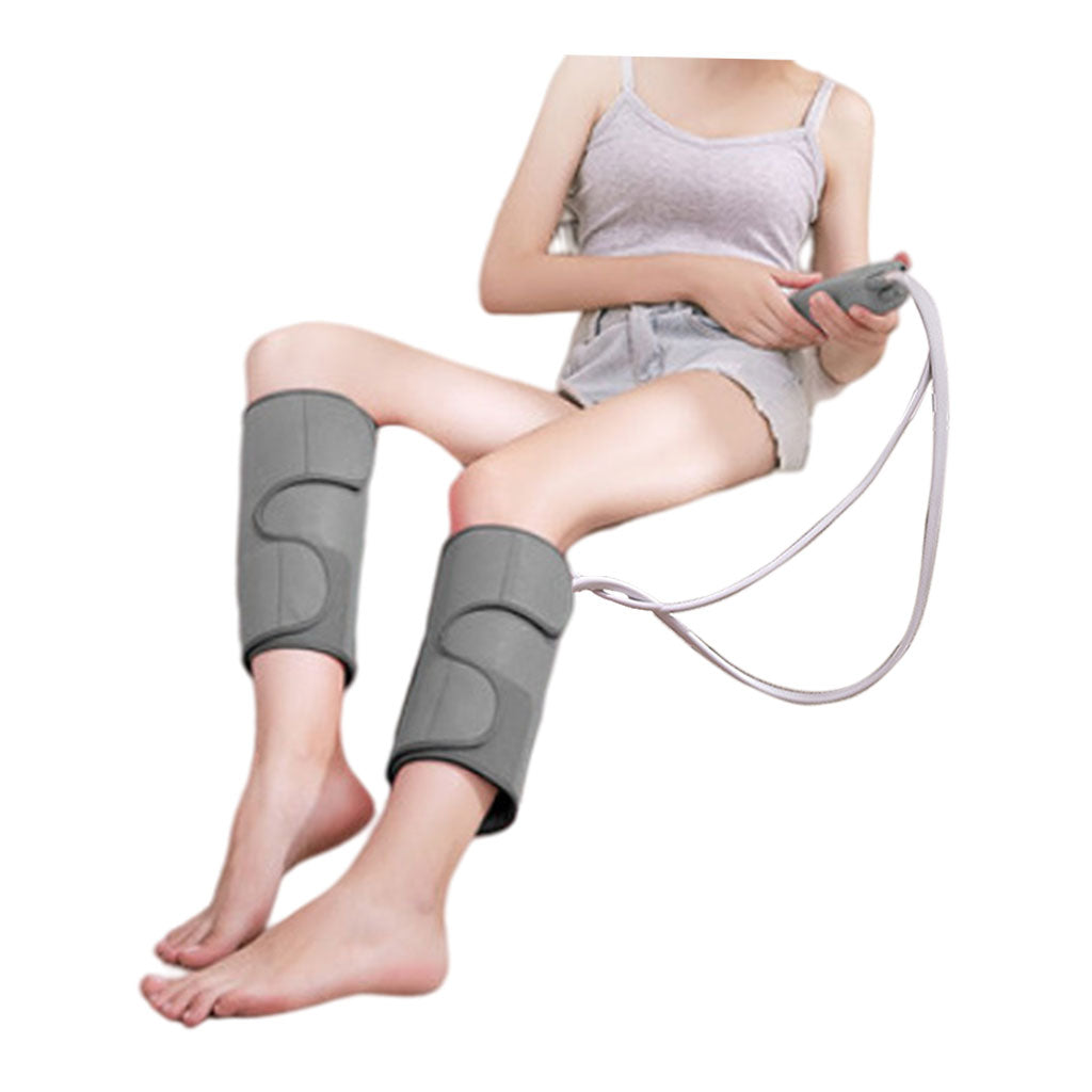 Electric Air Compression Heating Calf Leg Massager Plug-EU Short Grey