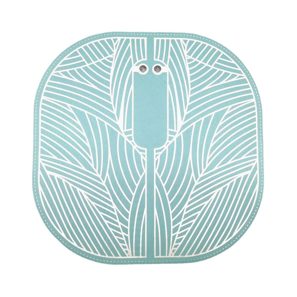 Foot Massager Cushion Electric USB Rechargeable Deep Kneading Shock Portable Green