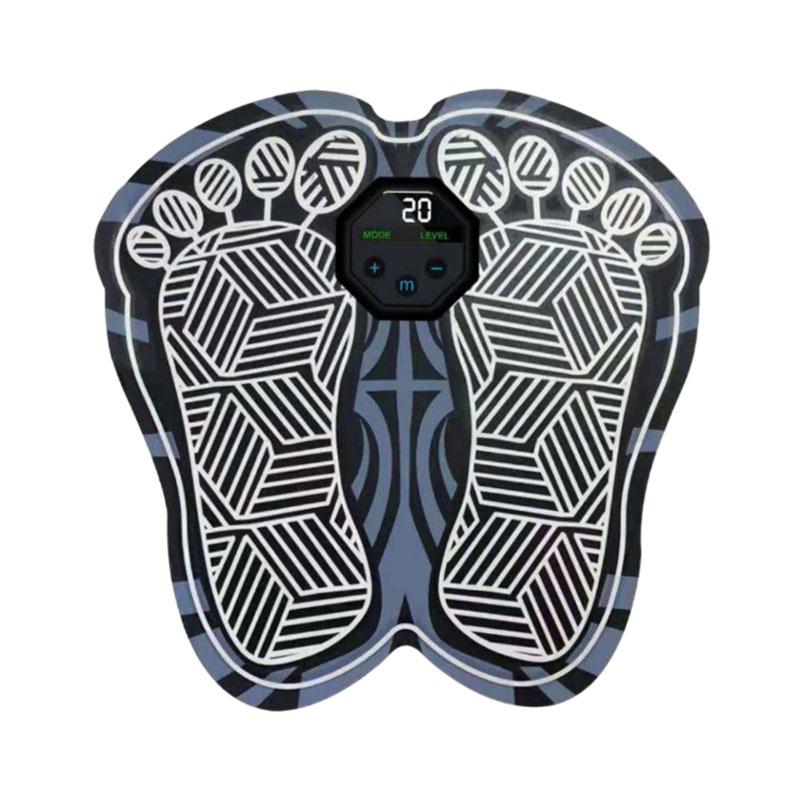 Foot Massager Cushion Electric USB Rechargeable Deep Kneading Shock Portable Black