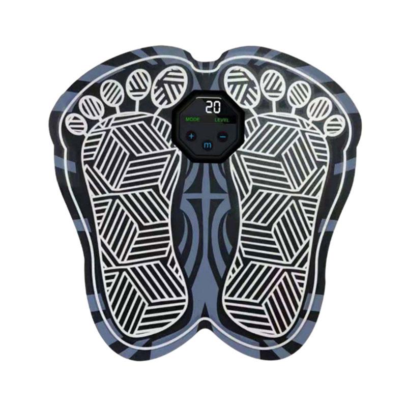 Foot Massager Cushion Electric USB Rechargeable Deep Kneading Shock Portable Black