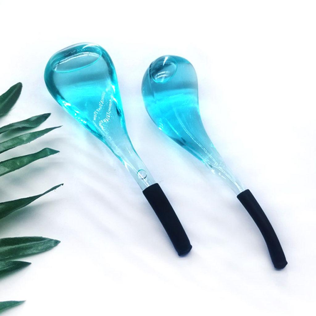 Facial Ice Globes 2Pcs for Enhance Circulation and Complexion Women Ladies blue