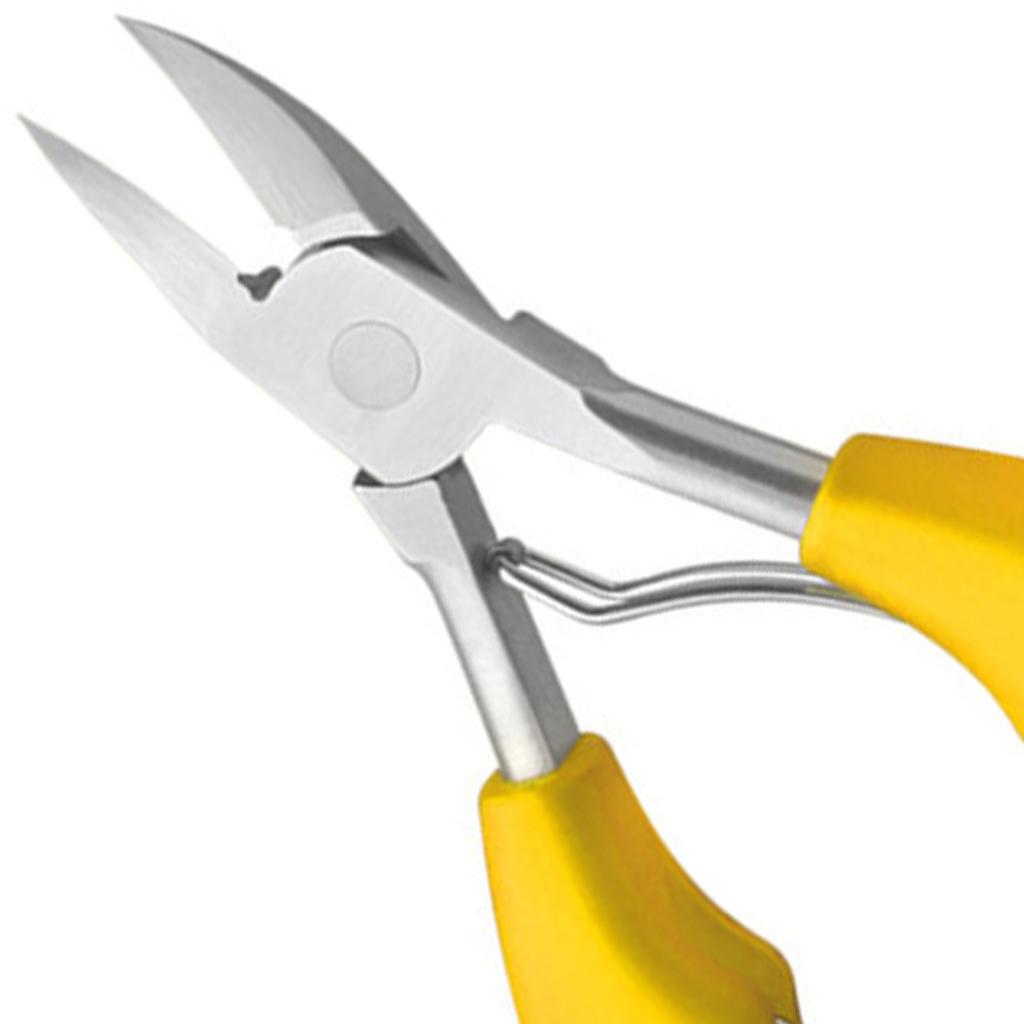 Nail Clippers Set Toenail Nipper Stainless Steel for Trim Thick Nails Men Yellow