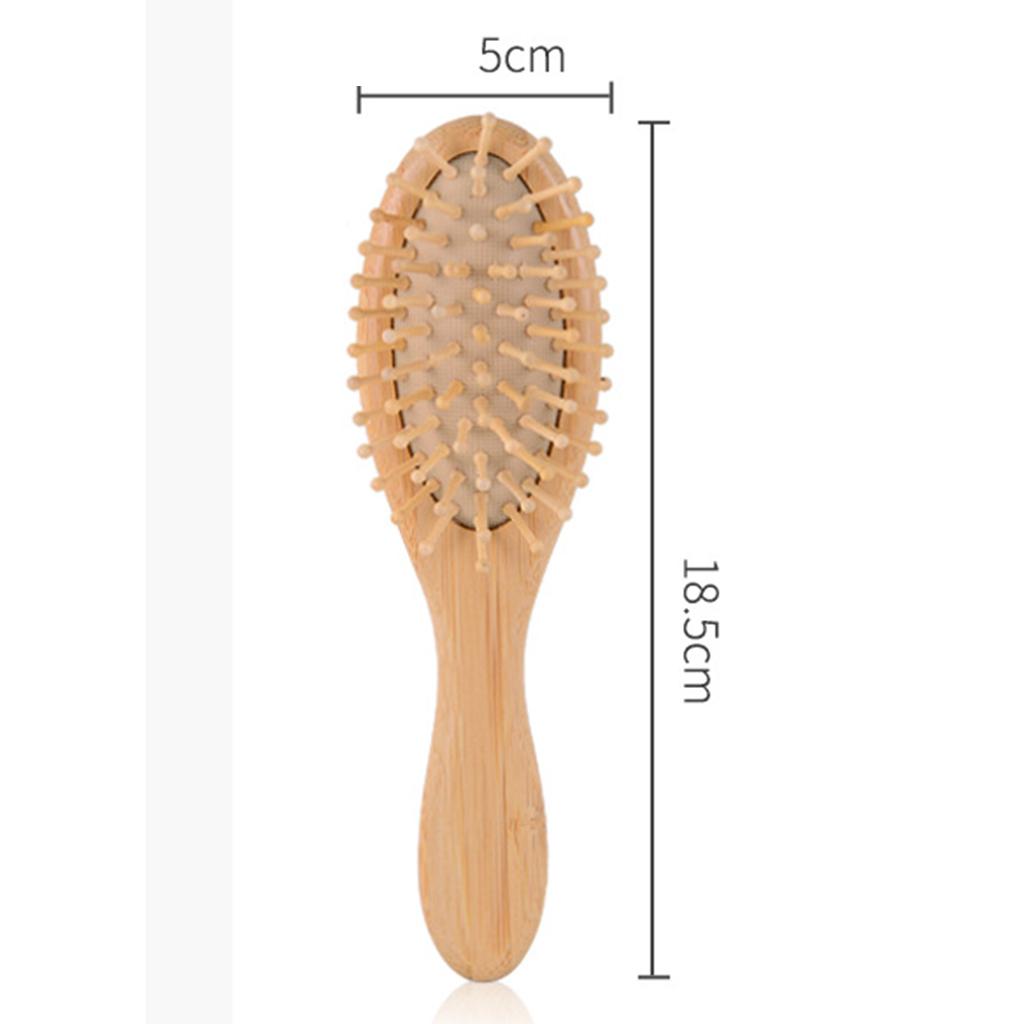 Baby Hair Brush Bamboo Scalp Care Prevents Entangled Shower for Girl Boy