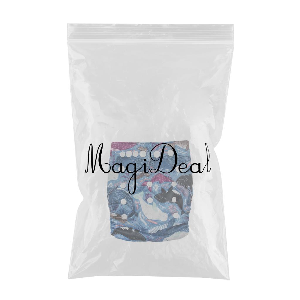 Reusable Baby Cloth Diaper Soft Washable for 3-15kg Babies Shower Gifts P7