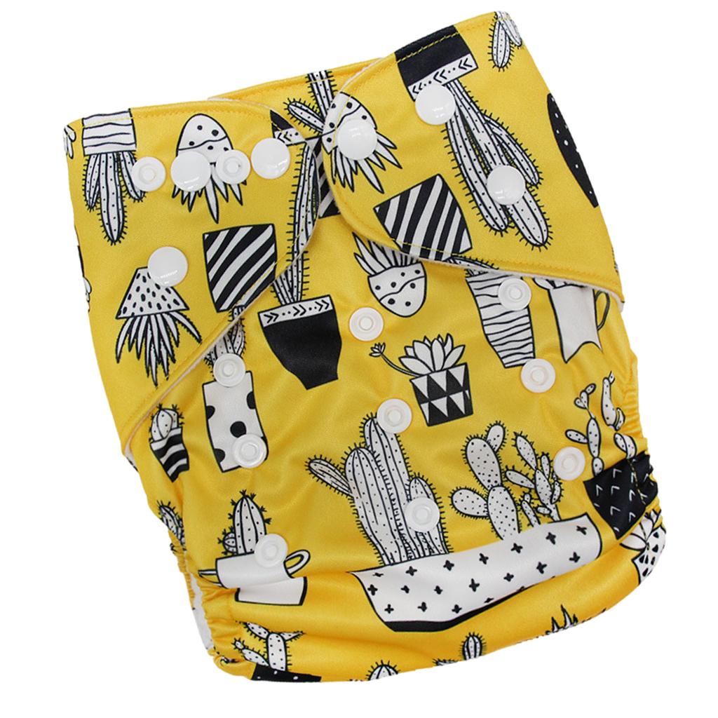 Reusable Baby Cloth Diaper Soft Washable for 3-15kg Babies Shower Gifts P9