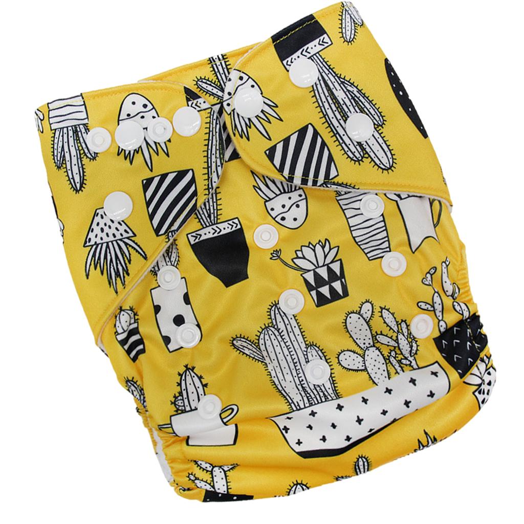 Reusable Baby Cloth Diaper Soft Washable for 3-15kg Babies Shower Gifts P9